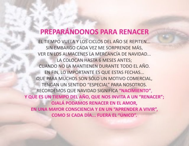 Preparándonos para renacer